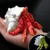 3D Printed Model Articulated Hermit Crab Movable Joints Cool Desktop Creative Ornament Fun Crafts Action Figures Toys Kid Aldult