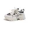Platform Dad Shoes Women's Spring and Autumn New Mesh Breathable Ins All-Matching Hong Kong Style Comfortable Casual Sports Shoes