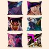 J-Jotaro Kujo J-JOJO Cushion Cover Pillow Cover Decor Pillowcase Printed Cushion Case For Couch