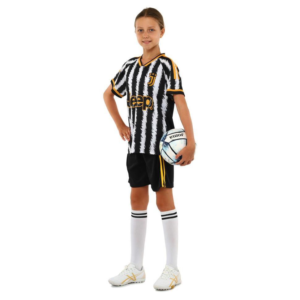 Kid's soccer football uniform jersey and shorts  Juventus CO-7193