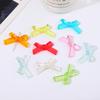4Pcs Plastic Acrylic Butterfly Bowknot Bows Beads Charm for Necklace Bracelet Earring Hair Ornaments DIY Jewelry Accessories