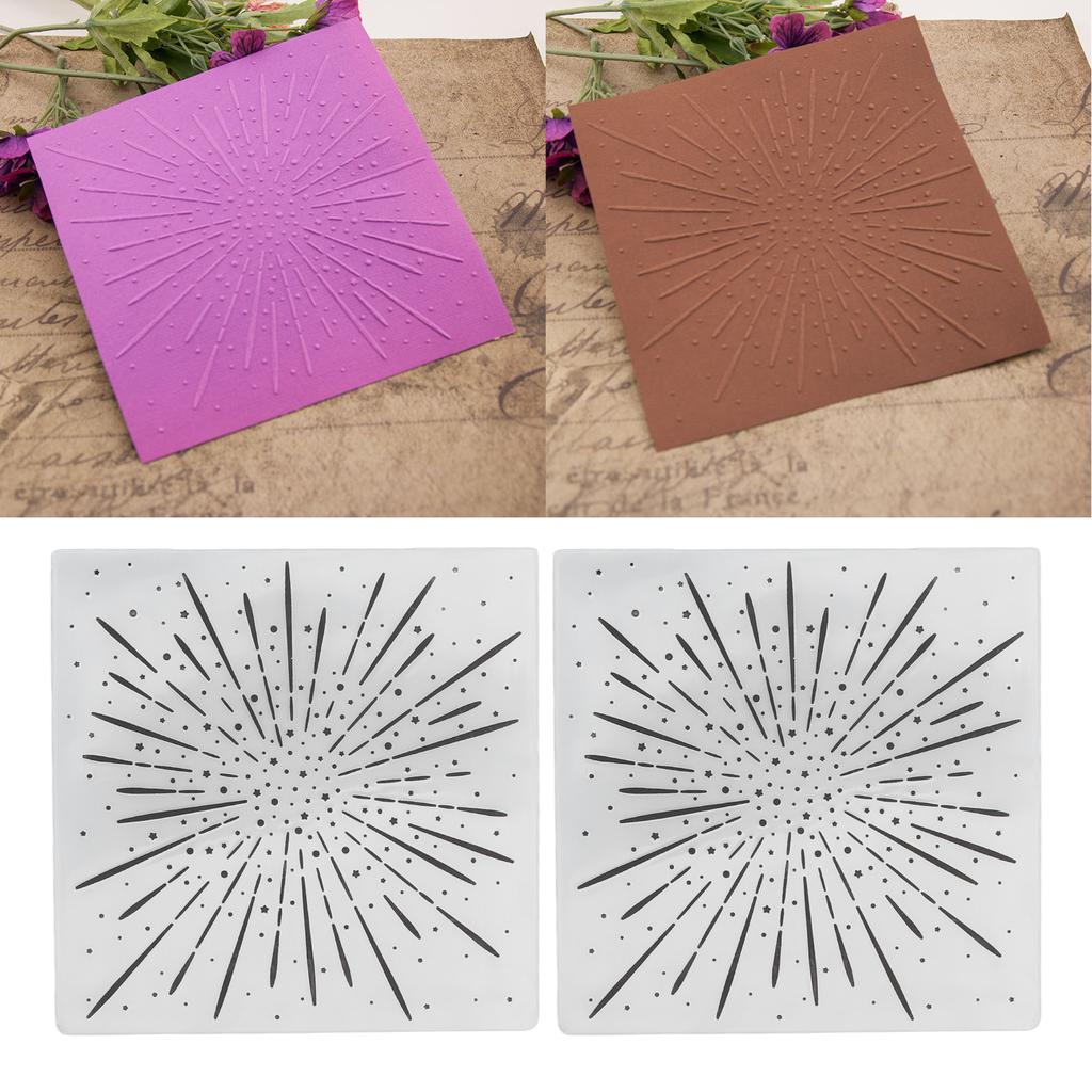 2 шт. Папки для тиснения Пластиковый материал Прозрачный внешний вид Изготовление тисненого шаблона для карты