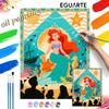 Картина по номерам «Русалочка», набор для рисования маслом. ручная работа DIY painting украшение дома подарки