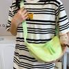 Nylon Duffle Bag For Women Lightweight Casual Singlecompartment With Zipper For Daily Use