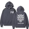 Forward Observations Group Skull Double Sided Print Hoodie Men's Women's Sweatshirt Fleece Oversized Couples Streetwear