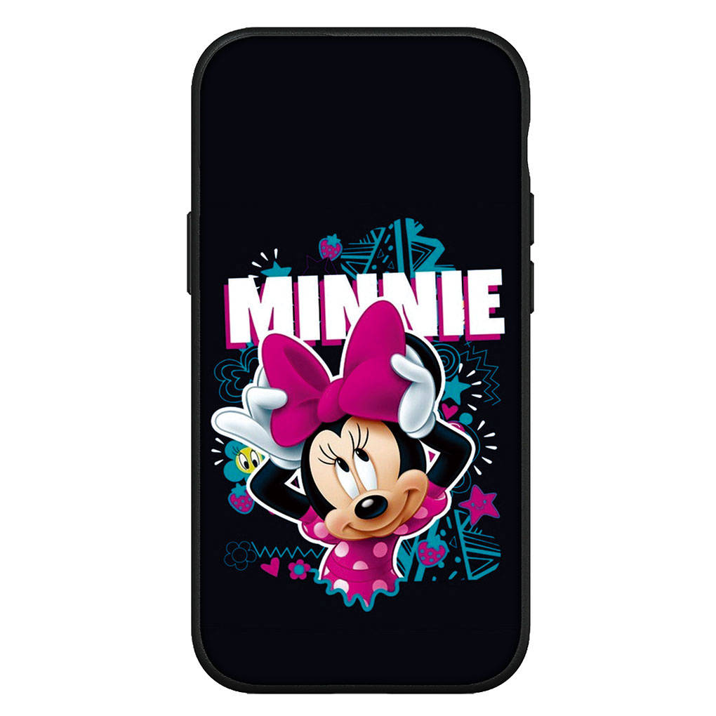 Чехол для iPhone 16 15 14 Xiaomi Redmi Note 13 12 11 Pro Max X 10 9 XR Samsung Galaxy S24 S23 OPPO Huawei Minnie Fashion Mickey Cute Mouse Phone Case