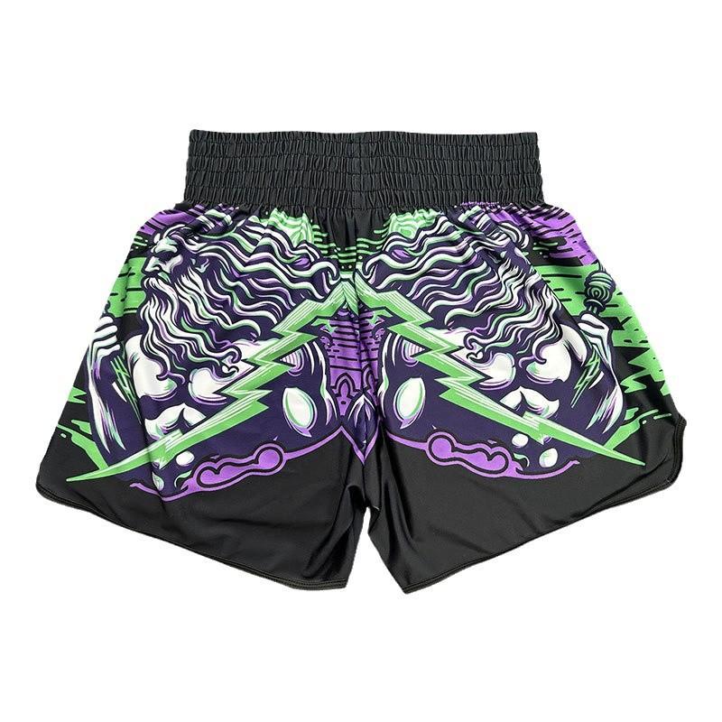 Martial Arts Shorts Men Women Kids Digital Print Muay Thai Boxing MMA Sanda Training Competition Pants