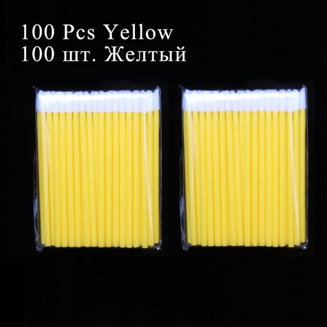 50/100pcs Disposable Makeup Lip Brush Lipstick Mascara Wands Applicators Eyelash Eyeshadow Lip Gloss Brushes Cosmetic Tools