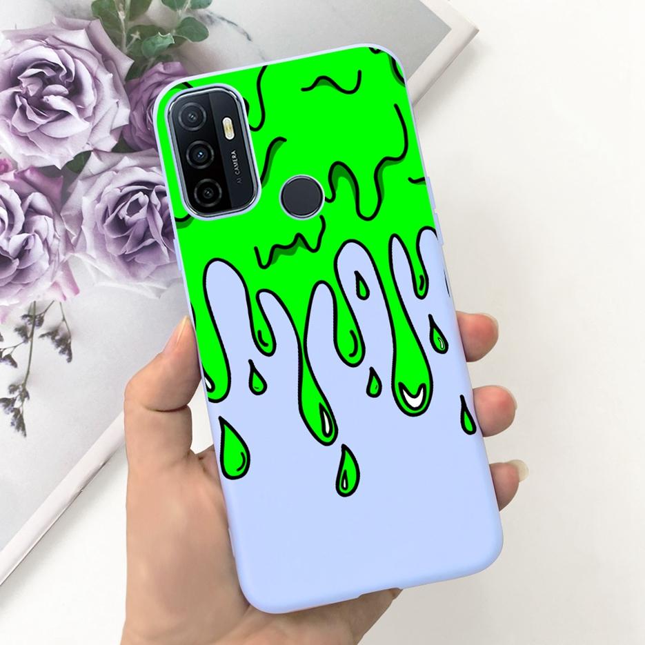For Oppo A53 A53s Case Cute Fashion Cartoon Painted Cover Soft TPU Phone Case For Oppo A53s A 53 s OppoA53 s Fundas Coque Bumper