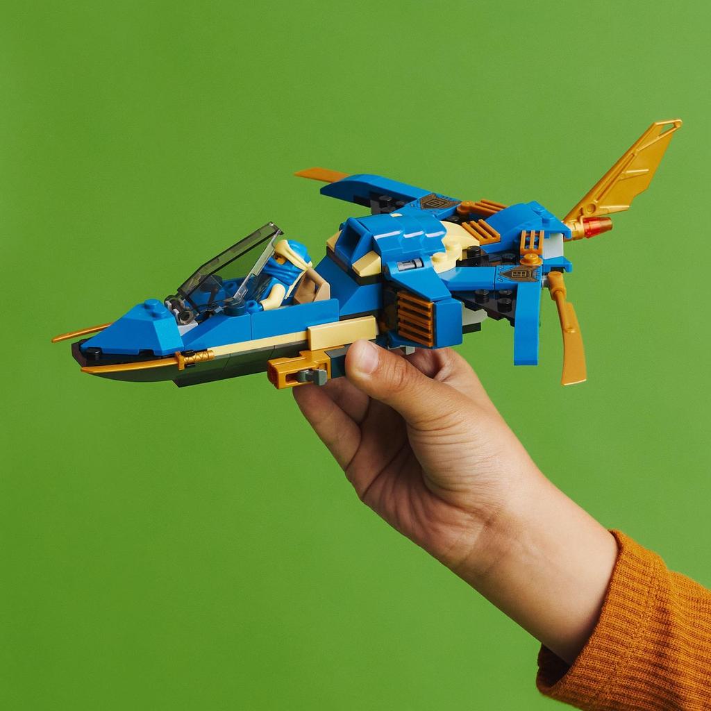 LEGO Ninjago Lightning Jet EVO Игрушка Подарок на День Рождения Блок Образовательный Рождественский Мальчики Девочки Дети 6 Лет 7 Лет 8 Лет Боевой Робот