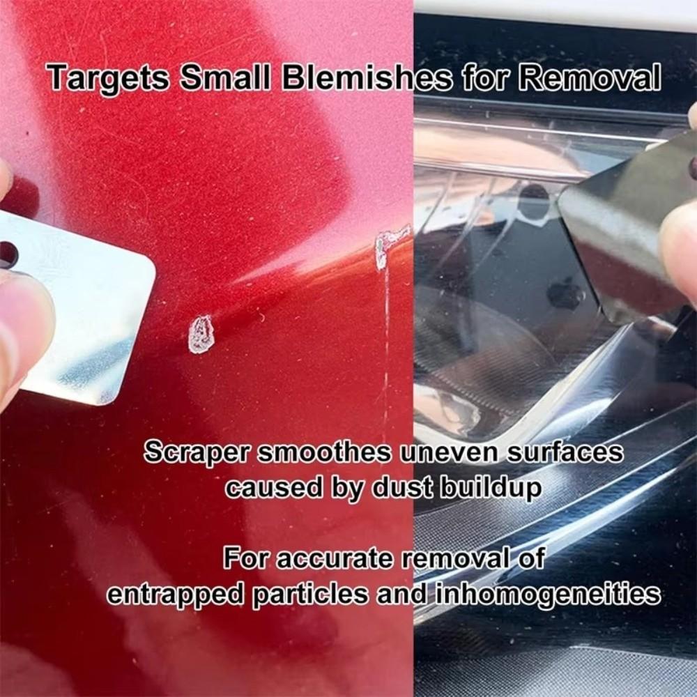 Portable Car Film Cleaning Scraper Hard Surface Stain Removal Paint Drip Polishing Pad