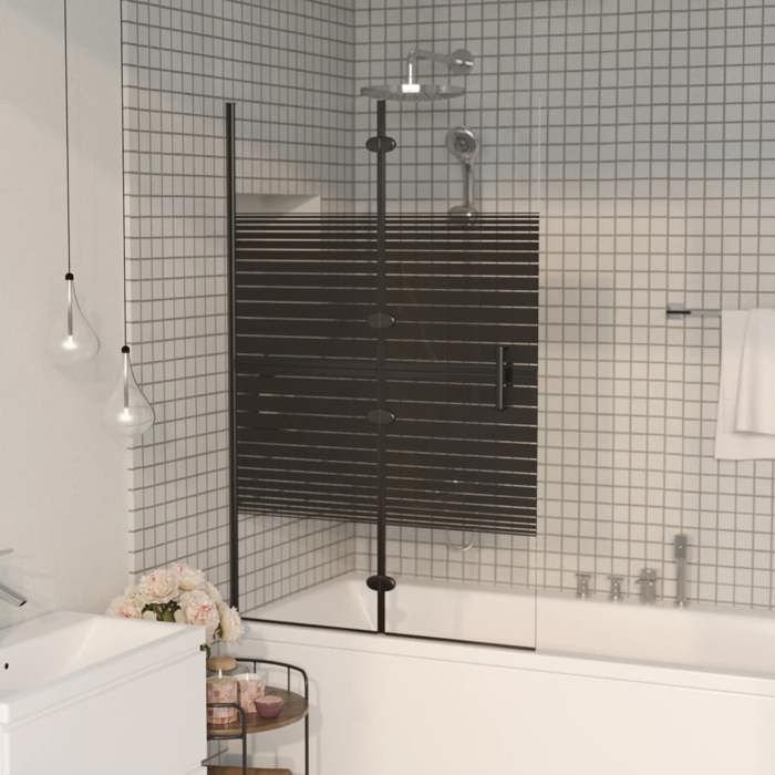 VidaXL Foldable Shower Cabin Bathtub Wall Shower Wall Shower Cabin Bathtub Cabin Bathroom Home Interior ESG 150740