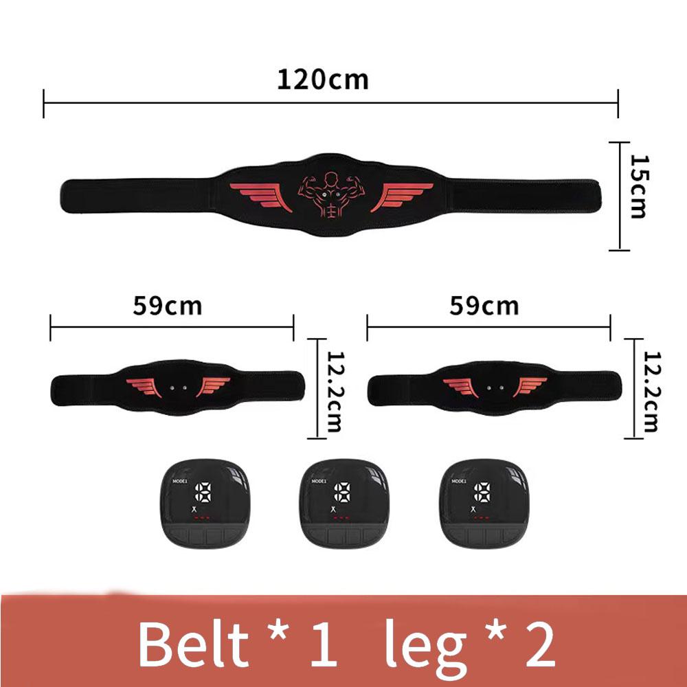 EMS Muscle Stimulator Abdominal Trainer Abs Toner Arm Belly Leg Exercise Workout Lose Weight Fat Burn Home Gym Fitness Equipment