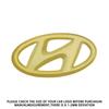 ABS Car Steering Wheel Center Emblem Sticker For Hyundai Tucson Elantra Accent i40 i30 i10 i20 Veloster Auto Interior Decoratio E7