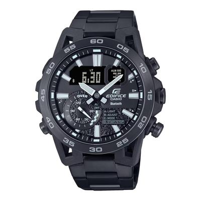 Распространение EDIFICE Bluetooth Mobile Link Smartphone Link Racing Chronograph Black Metal [Ограниченная модель] ECB-40BK-1ADF [Товар]