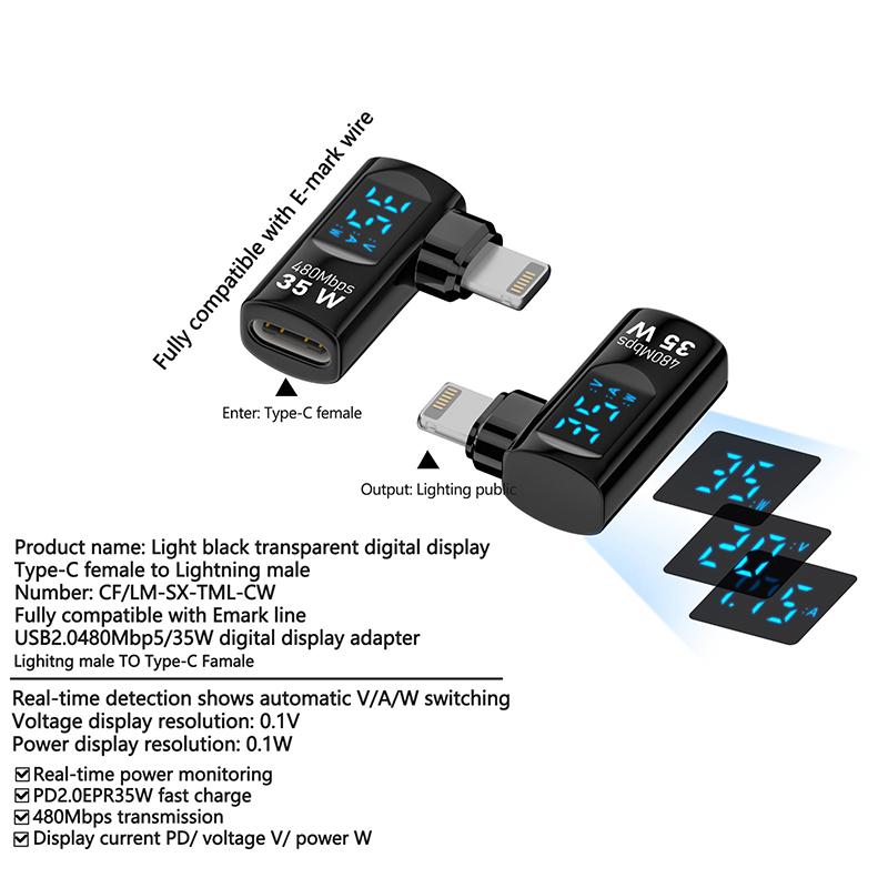 1 шт. 90-градусный USB-адаптер C для цифрового дисплея, адаптер типа C Pd 140 Вт, разъем USB-C «папа-мама»
