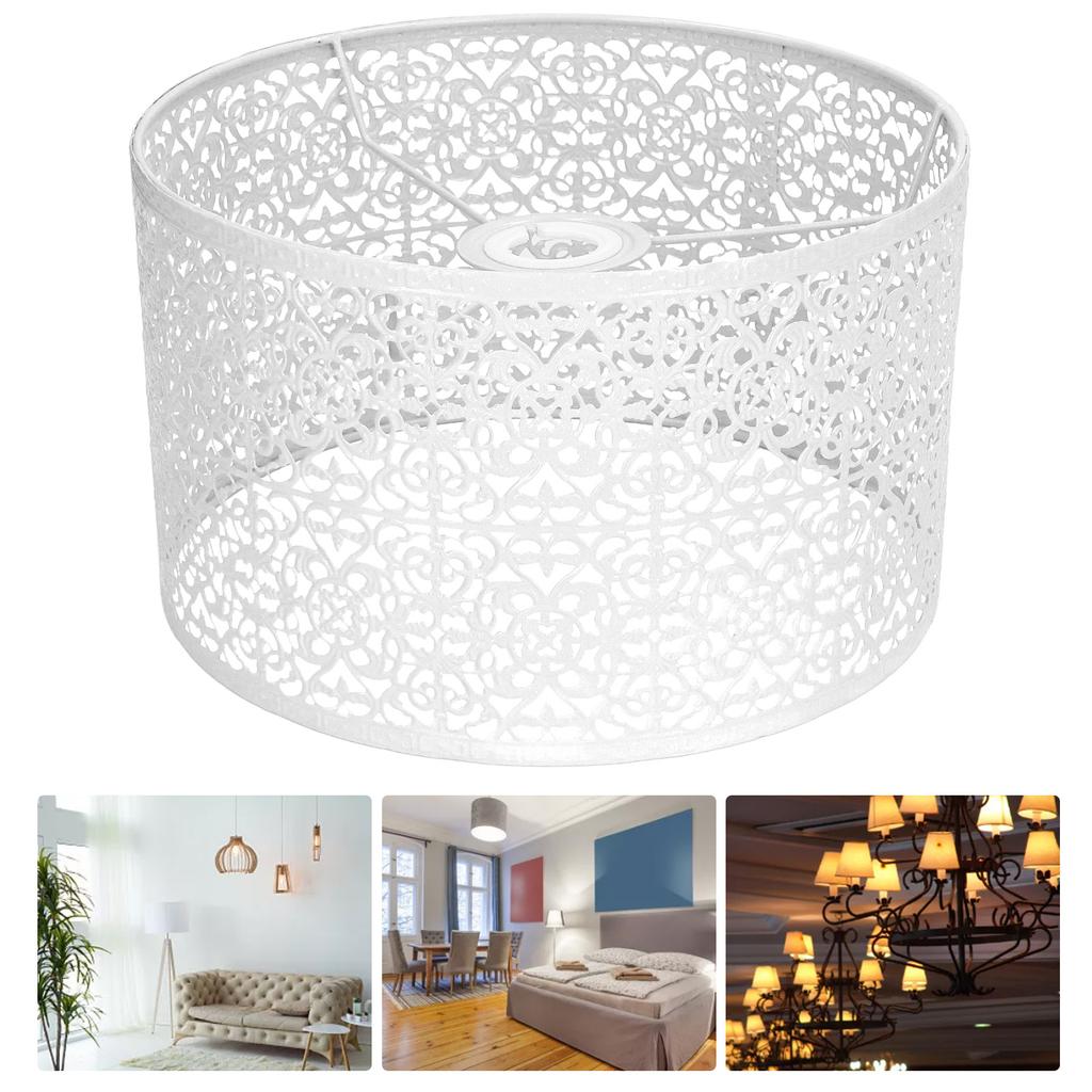 Lamp Shade Hollow Out Metal Lampshade E27 E14 Use Good Heat Dissipation Exquisite Lamp Cover
