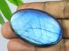 32X50MM Синий Лабрадорит Овальной Формы Кабошон Россыпью Натуральный Драгоценный Камень 113Cts. СК-3898