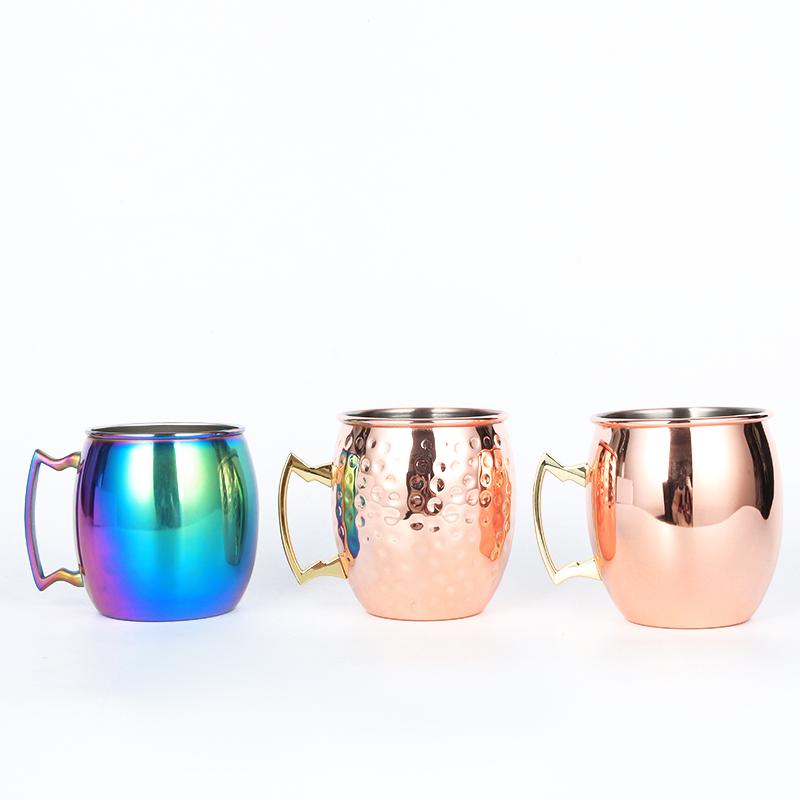Стальные Кружки для Вина 500 мл Складчатая Кружка Moscow Mule Кружка Moscow Mule Кружка для Напитков Кружка для Пива