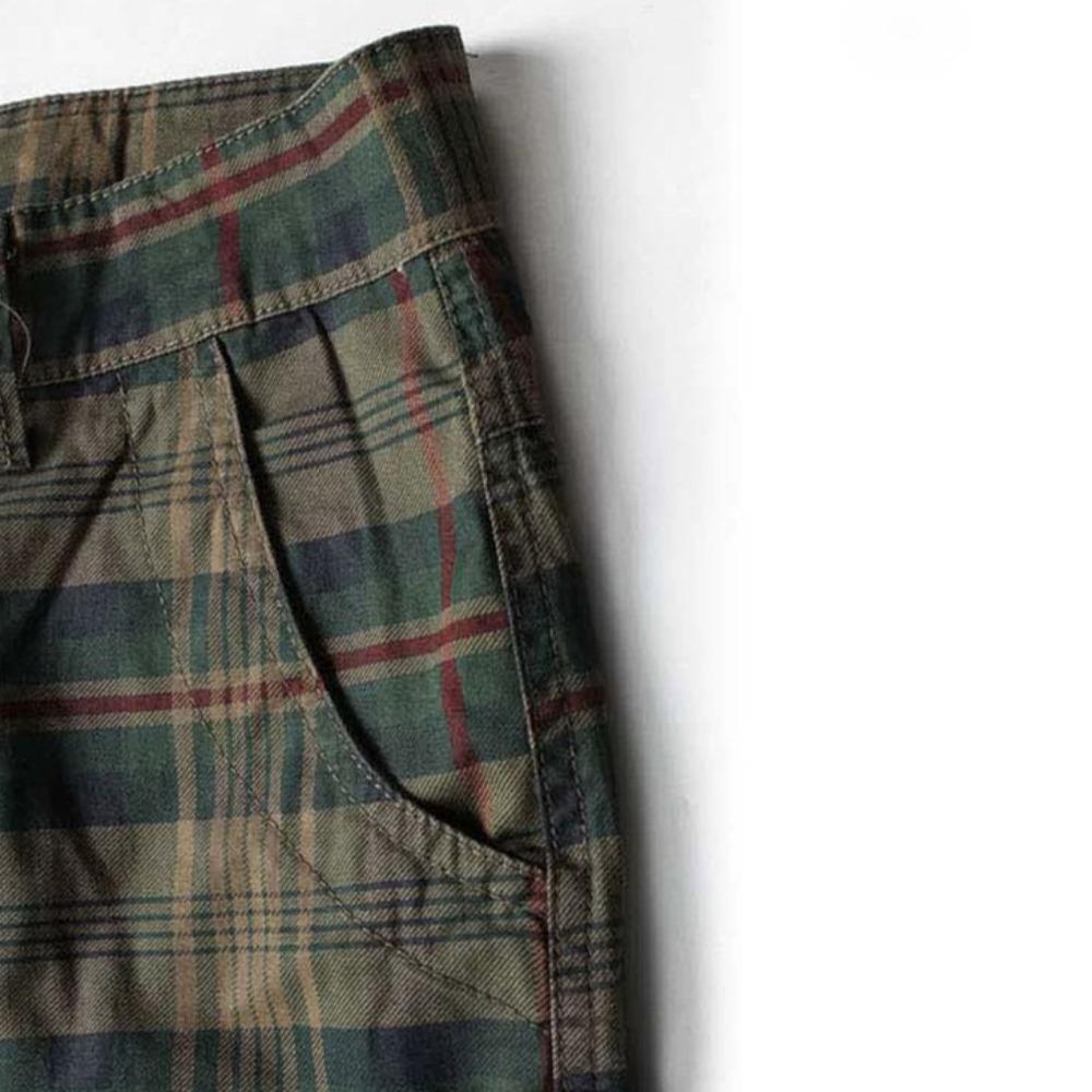 2024 летние мужские шорты модные клетчатые пляжные шорты мужские повседневные шорты военные шорты мужские бермуды карго комбинезоны без пояса