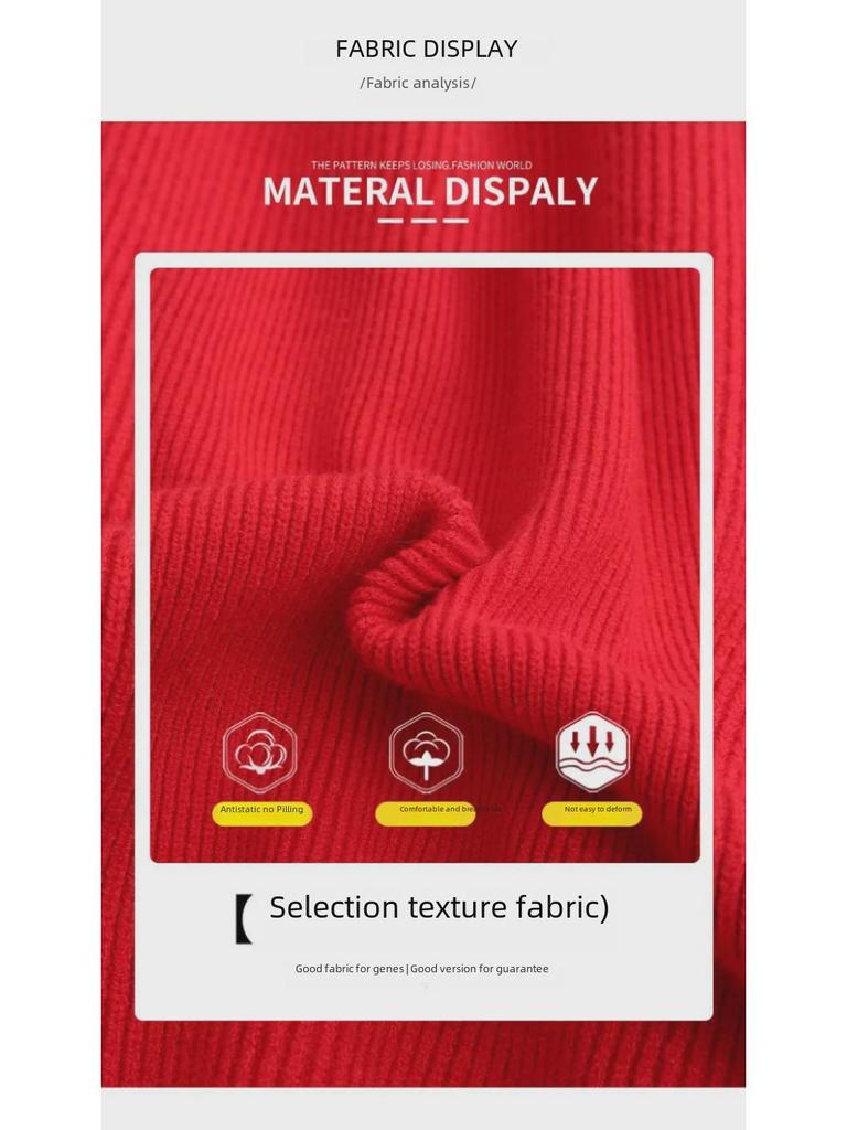 Girls' Knitted Sweater Dress - Stylish Spring & Autumn Fashion for Kids