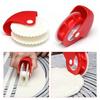 1 Set Pastry Cutting Wheel Non-stick Anti-slip Heat-resistant Sharp Edge Easy To Roll Wavy Food