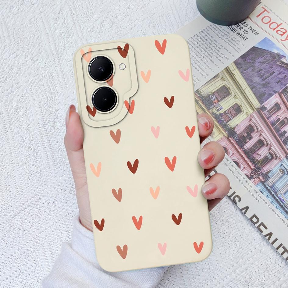 Чехол для телефона для OPPO Realme C33 C35 C55 C11 C20 C30 GT Neo, модный противоударный чехол с сердечком любви, жидкий силикон, мягкий ТПУ для Realme Fundas Coque, бампер