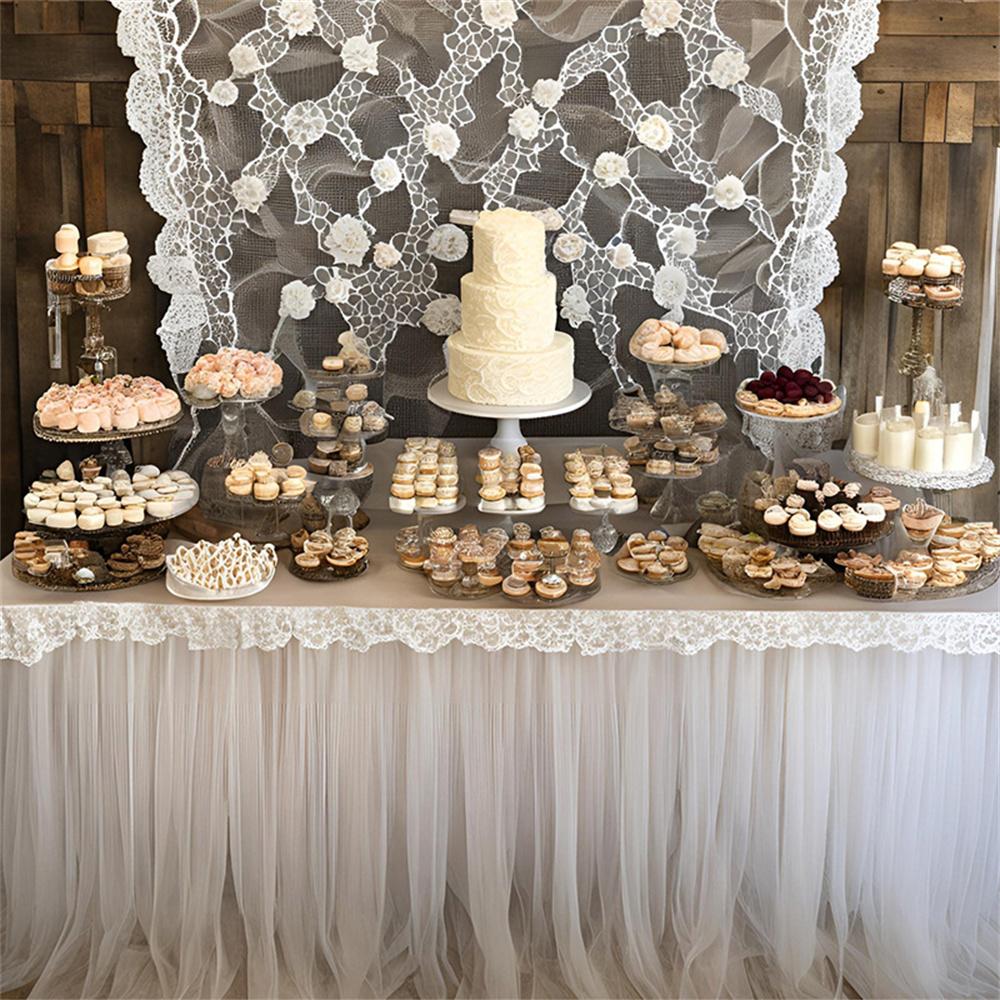 1/2/3/5/10 м Свадебные тюлевые шторы-задники, Прозрачные шторы-задники для Дня Рождения, Весенней вечеринки, Декор для фотозоны