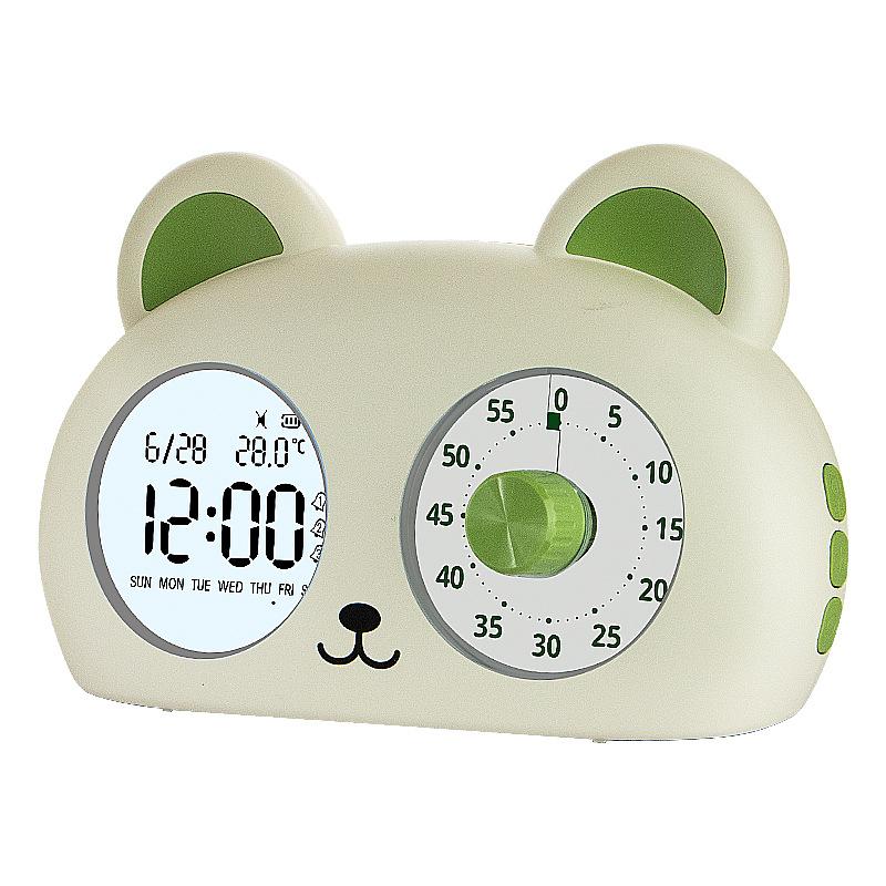 Alarm clock Powerful wake-up wake-up artifact for students LED electronic display Mechanical ringing Large sound alarm