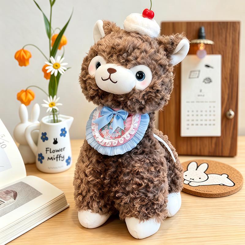 Soft Cute Lamb Cute Alpaca Doll Plush Toy Bed Comfort Couple Rag Doll Children's Day Gift