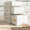 Drawer-Style Plastic Organizer Box: Multi-Layer Storage for Wardrobe & Clothing
