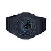 Casio G-Shock Серия с двойным дисплеем Ночной Неон Классическая Мода Восьмиугольный Тренд Спортивные Кварцевый Механизм Ремешок из Смолы Мужские часы Черный GA-2100-1A2PR