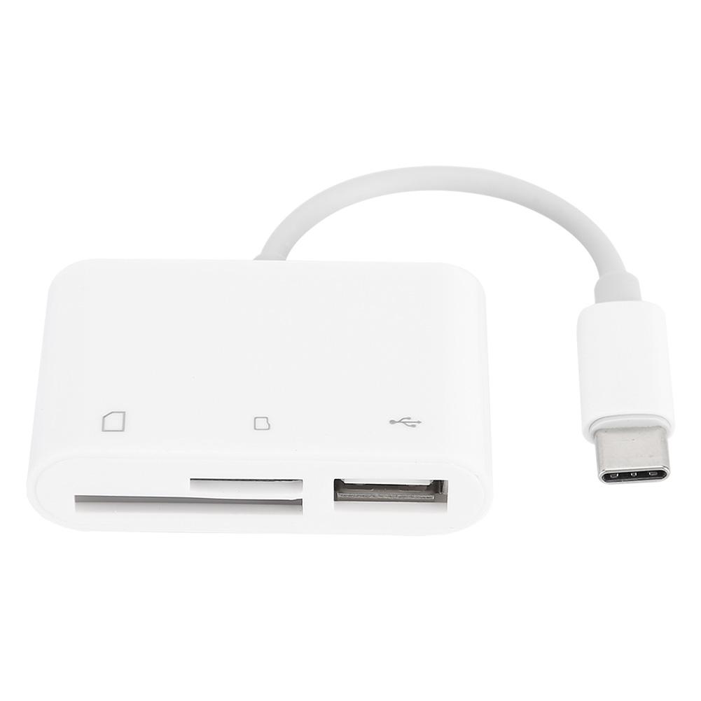 USB-C к SD TF Карте Картридер Адаптер Конвертер Многофункциональный Кабель для Памяти Записывающее Устройство
