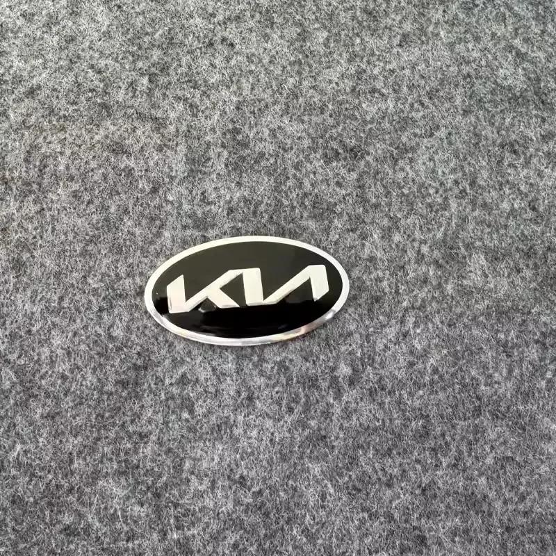 ABCDEM1 Car Steering Wheel Center Emblem Stickers Decoration For KIA EV6 Sorento Niro Stinger Ceed Carnival K5 K9 Soul Carens VQ Cadenza