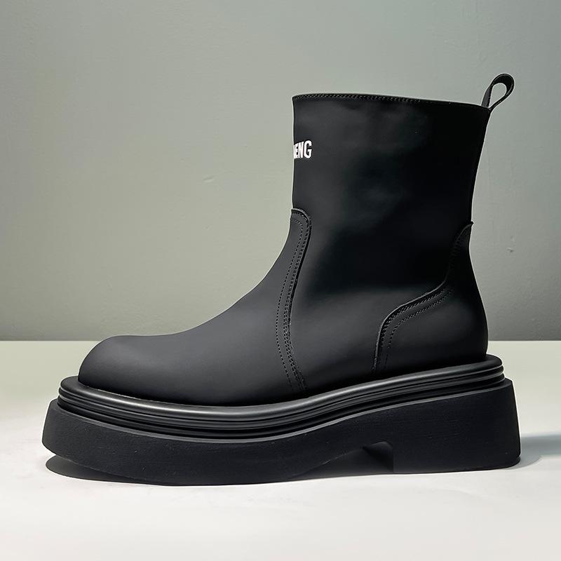 Высокие ботинки Martin мужские осенне-зимние теплые мужские туфли носки короткие ботинки британские ботинки Tooling 5014-H