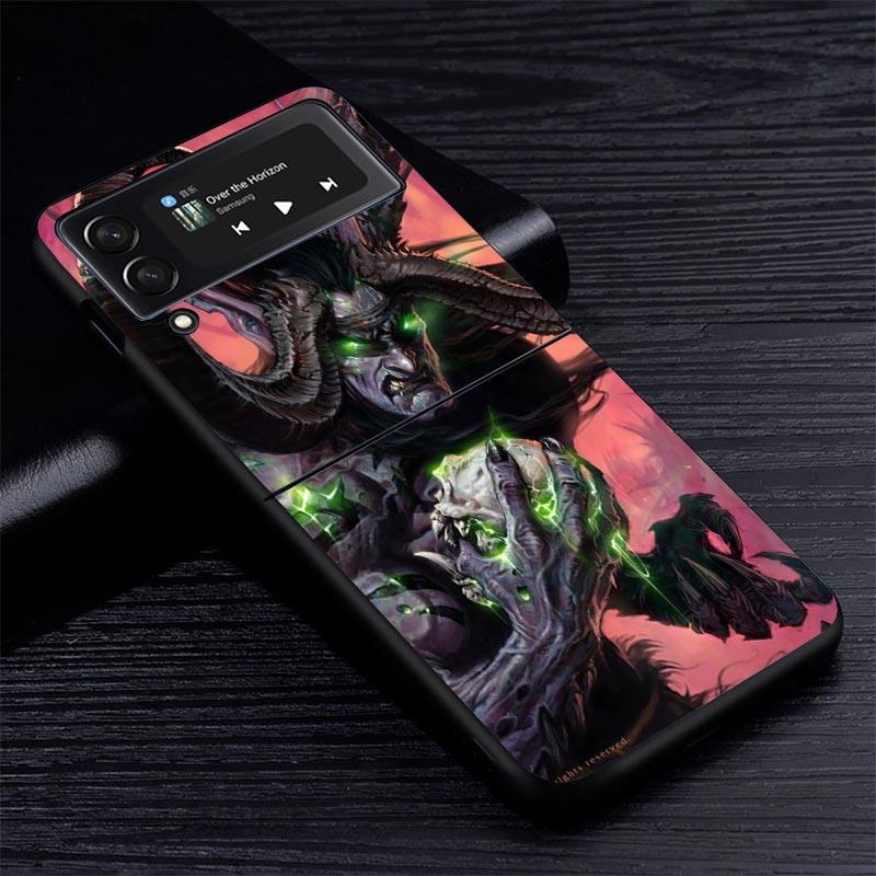 W-World Of W-Warcraft W-Wow Z Flip 7 Phnoe Case For Samsung Z Flip 6 5 4 3 5G Galaxy ZFlip7 ZFlip4 ZFlip5 ZFlip6 ZFlip3 Phone Co