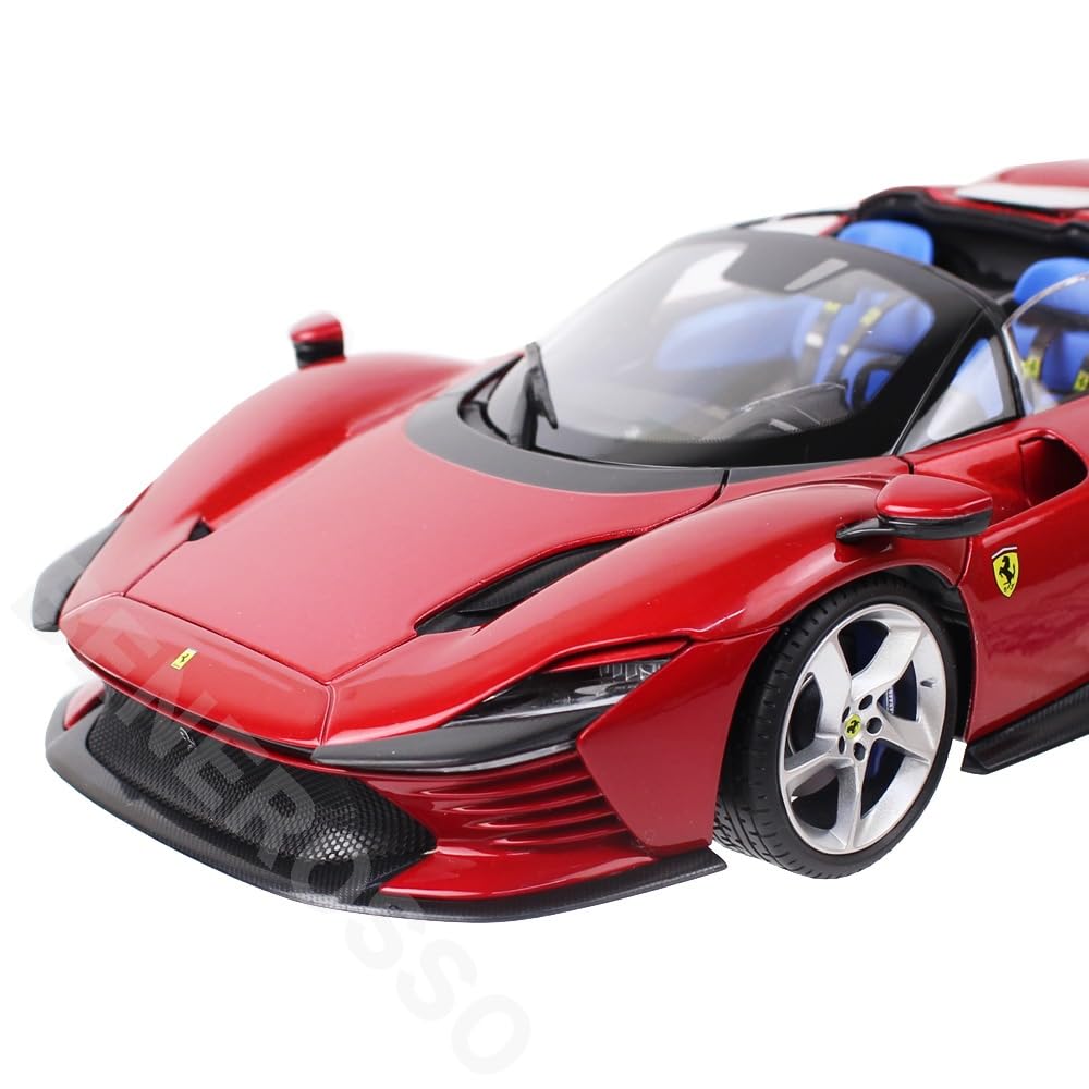 Kyosyo Bburago Ferrari Daytona SP3 Open Roof 2022 Metallic Red Готовый продукт 1/18