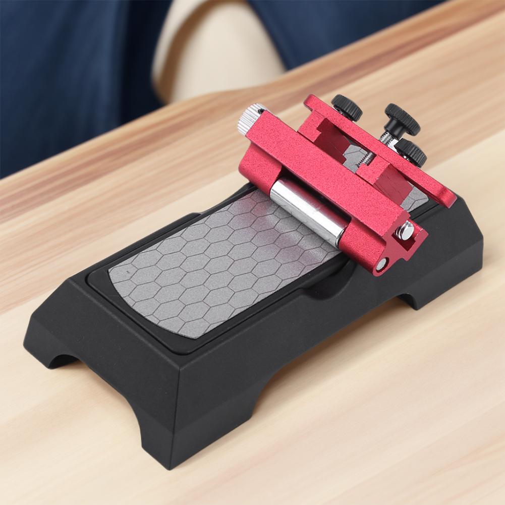 Набор держателей для заточки лезвий Двусторонняя алмазная заточная пластина 400/1000 грит Набор кронштейнов для заточки ножей для рубанка стамески