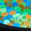Resin Glow-in-the-Dark Pebbles, Night Guide Luminous Stones, Decorative Aquarium Fish Tank Rocks, Glow in The Dark Garden Stones, Glowing Stones for