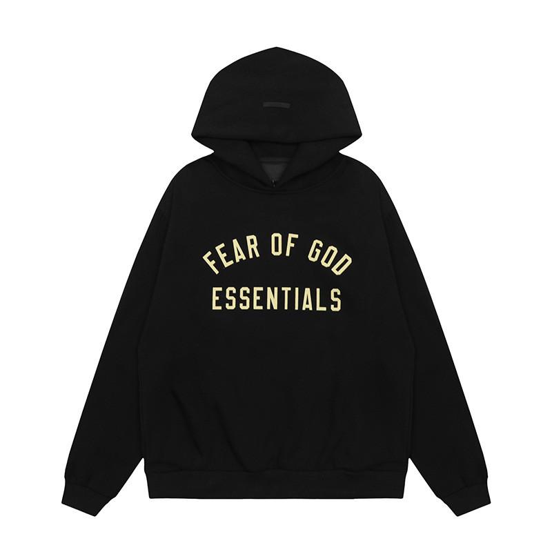 Mens Oversized Hooded Sweatshirt With Front Heat-Sealed Print Cotton Pullover Casual Streetwear