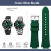 Высококачественный резиновый ремешок для Oris Aquis 7730 7740 Серия Diving Спортивный Водонепроницаемый Силиконовый Выпуклый 24x11мм 24x12мм Мужской Ремешок для часов