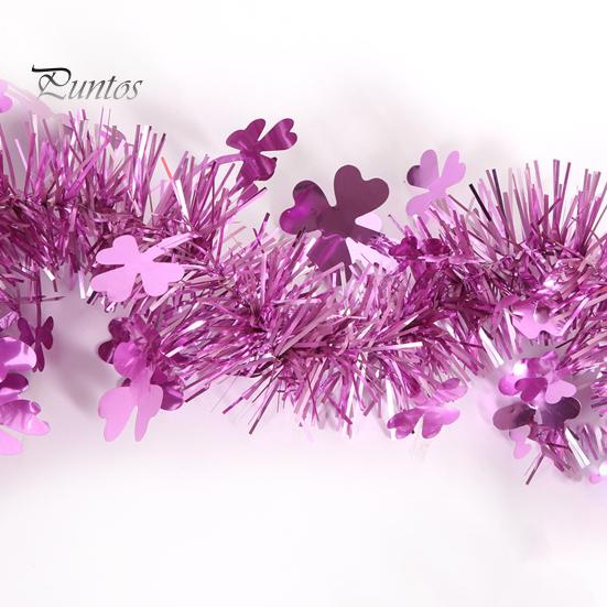 Шемрок Тинсел Стрит. Украшение стены ко Дню Святого Патрика создает шикарную атмосферу и уникальный реквизит для фотографий, высокопроизводительный подвесной кулон