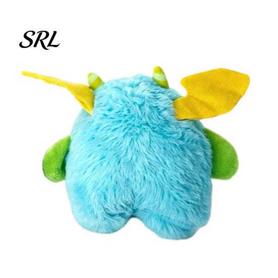 Durable Plush Dog Toys Chew Toy, Interactive Squeaky Stuffed Animal, Cute Cartoon Animal Pet Design, Puppy Teething Toy for Small And Medium Dogs