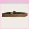 Trendy Punk Style Leather Waist Belt With Retro Studs For Casual Outfits