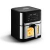 KitchenCook 8l Oil-Free Fryer - 8 Programs - Digital Timer - Adjustable Thermostat - 1800w - Stainless Steel