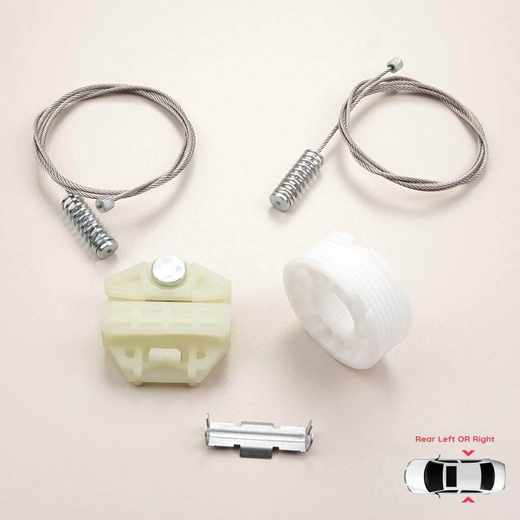 BWR5038 Electric Window Regulator Repair Set Rear Left or Right for Saab 9-3 MK1 YS3D 1998-2003 900 NG 1994-1998 5-Door HB