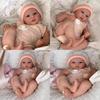 Силиконовая кукла 48 см Реалистичная ручная работа 3D кожа со шляпой и одеждой украшение для коллекционеров и дарителей