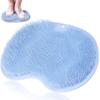 OKAWASI Foot Foot Washing Mat with Suction Soft Silicone Promotes Blood Foot Bath Mat for Bathroom Brush, Cups, Exfoliating, Brush, Circulation,