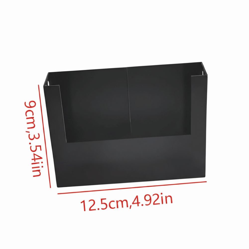 Black Color Remote Control Organizer Honeycomb Design Honeycomb Storage Box Living Room