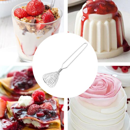 Полезная мука Длинный легкий венчик против ожогов 21 см для очистки